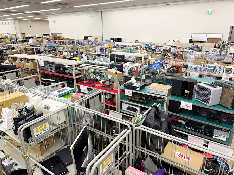 オークション開催前の出品商品（家電）